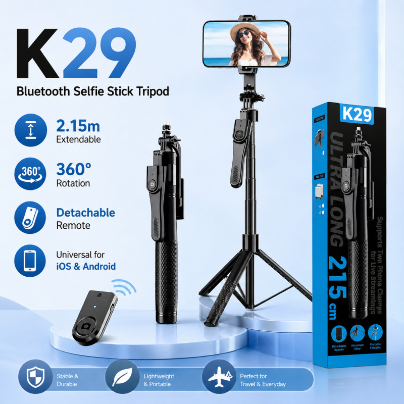 Photography Basics - Treppiede per selfie Bluetooth da 2